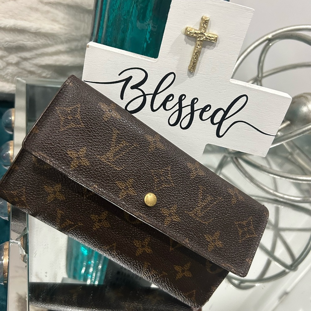 Louis Vuitton Dark Brown Monogram Wallet